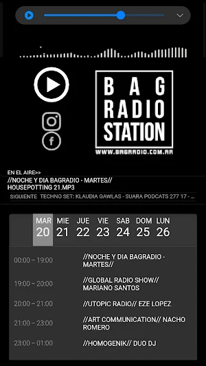 BAG Radio Screenshot 0
