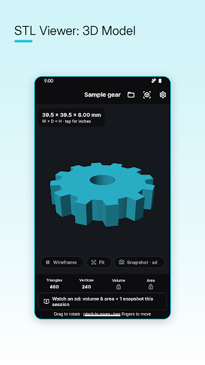 STL Viewer: 3D Model Screenshot 0