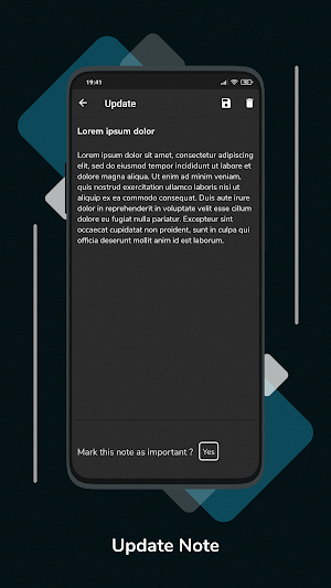DayNote - Dark Theme Daily Note Screenshot 2