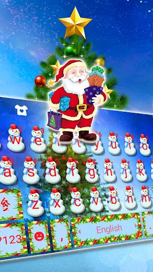 Holy Christmas1 Keyboard Theme Screenshot 1