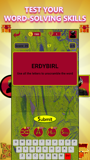Unscramble Word: Birds Screenshot 1