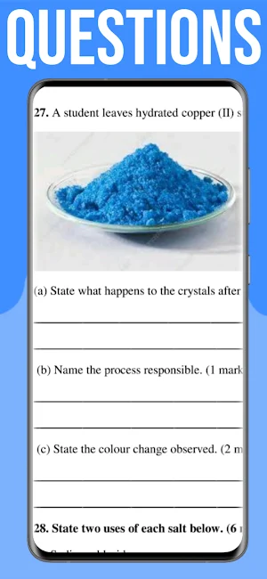 Chemistry Grade 10 CBC Exams Screenshot 3