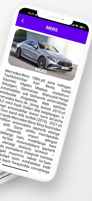 Avtomobillar Info Screenshot 1