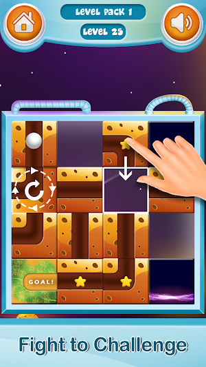 Roll The Physics Ball @ Slide  Screenshot 1