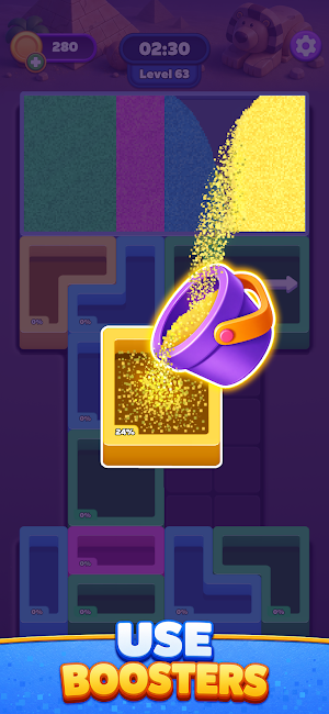 Color Sand: Fill The Blocks Screenshot 2
