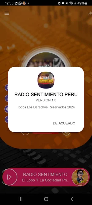 Radio Sentimiento Screenshot 2