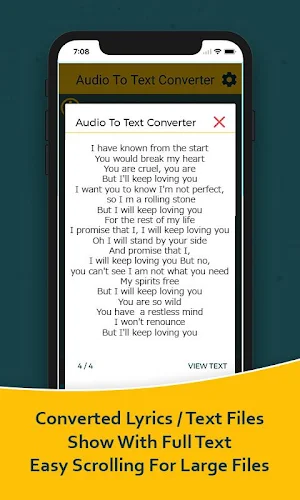 Audio To Text Converter App Screenshot 3