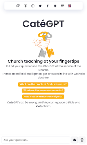 CateGPT, the Catholic AI Screenshot 0