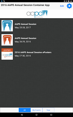 AAPD Annual Session Screenshot 3
