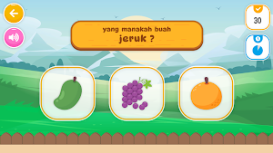 Puzzle Huruf Tebak Gambar Buah Screenshot 3