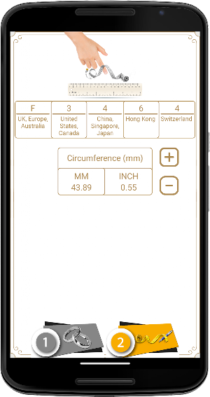 Ring Sizer - Measure Ring Size Screenshot 1