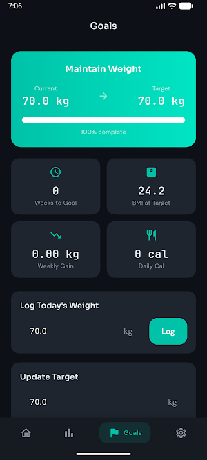 BodyStats Screenshot 2