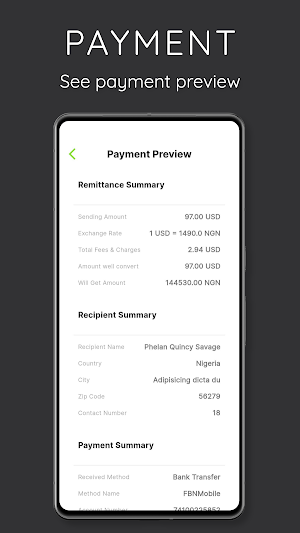 Transfari App Screenshot 2