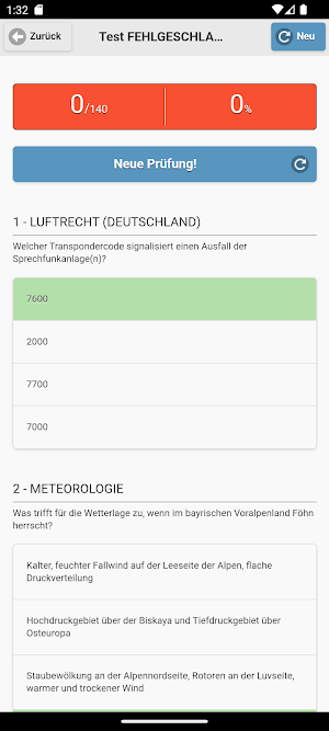 Quiz PPL(H) Deutsch Screenshot 3