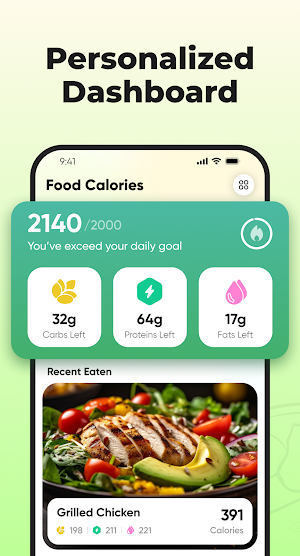 AI Calorie Counter and Tracker Screenshot 1