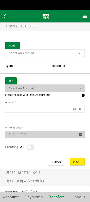 ACB Bank Mobile Screenshot 1