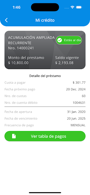 Integración móvil Screenshot 2