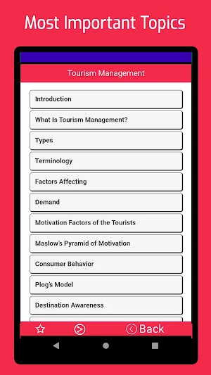 Tourism Management Screenshot 0