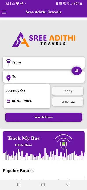 Sree Adithi Travels Screenshot 0