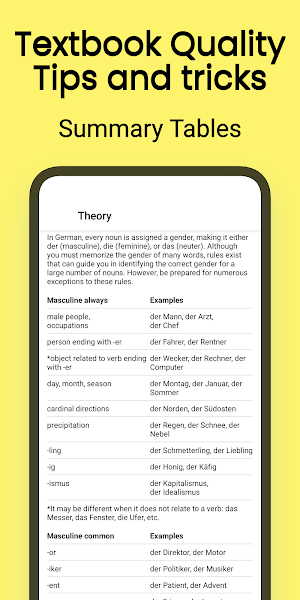 Learn German words & Grammar Screenshot 2