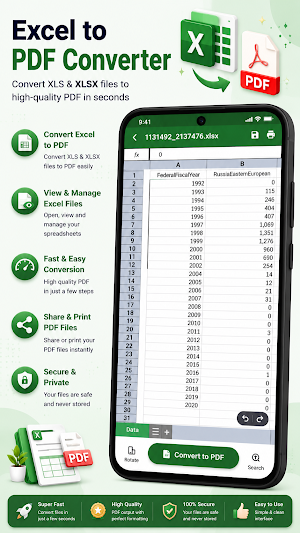 EXCEL TO PDF Screenshot 2