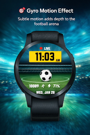 Football Arena Watch Face Screenshot 2