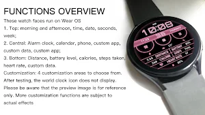 Soft Light PinkWhite Wear OS Screenshot 2