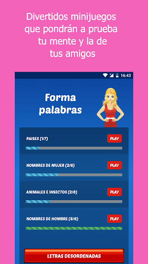 Forma palabras Screenshot 0