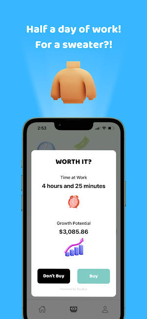BuyBye - Savings Tracker Screenshot 2