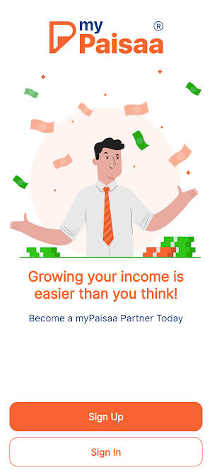 myPaisaa Partner Screenshot 1