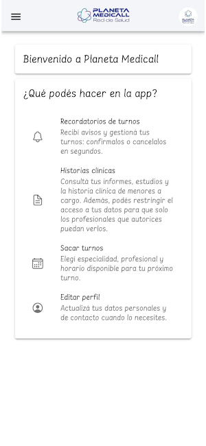 Planeta Medicall Pacientes Screenshot 3