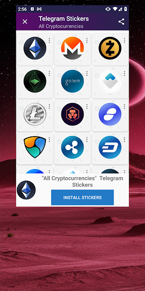 Telegram Stickers Catalogue Screenshot 0