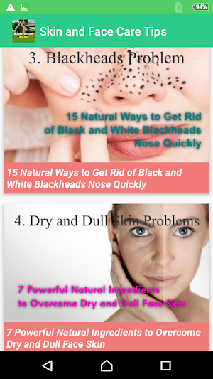 Facial skin care - acne, blackheads, wrinkles Screenshot 2