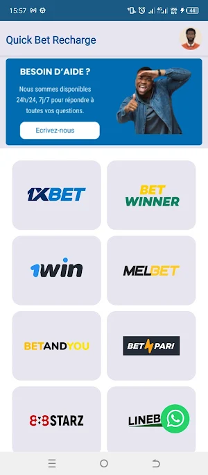 Quick Bet Recharge Screenshot 0