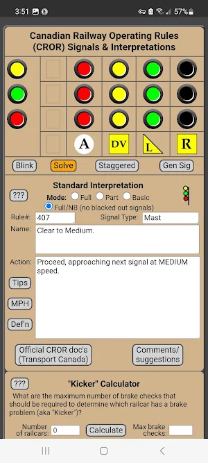Canadian Railway Signals CROR Screenshot 2