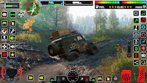 4x4 Mud Jeep Offroad Driving Screenshot 3