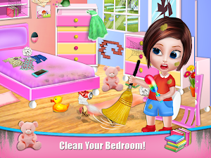 House Cleaning - Home Cleanup Girls Game Screenshot 1