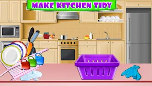 Kitchen Cleaning & Dish Washing Screenshot 3