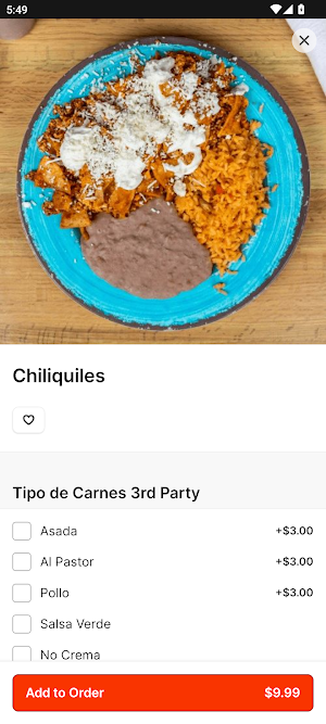 Taquerias Atotonilco Screenshot 2