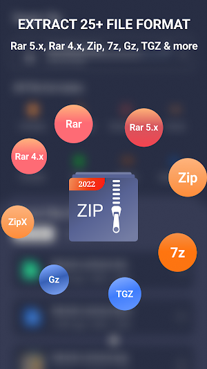 Unzip Zip extractor Rar opener Screenshot 1