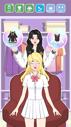 Left or Right: Idol Dress Up Screenshot 1