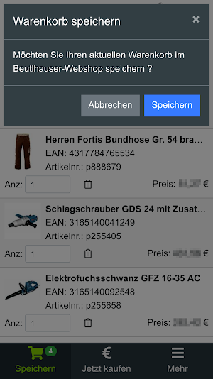 Beutlhauser Shop App Screenshot 3