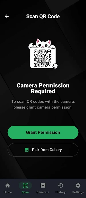 QR Code Generator and Scanner Screenshot 2
