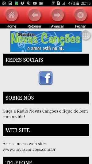 Rádio Novas Canções Screenshot 3