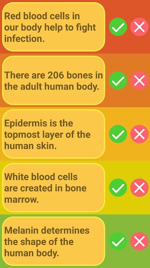 Kids Science True False Screenshot 2