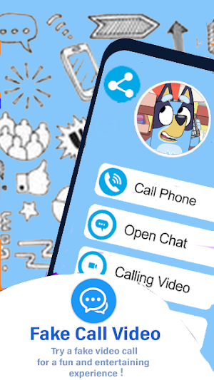 Bluey and Bingo's Fake Call Screenshot 0
