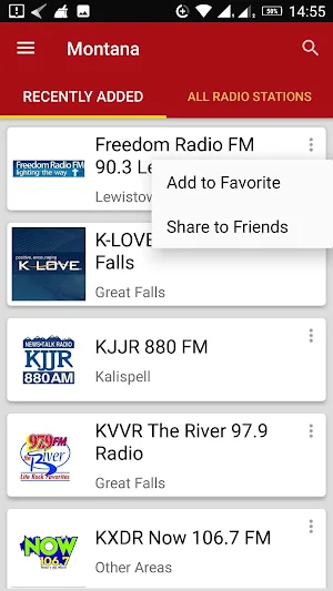 Montana Radio Stations - USA Screenshot 1