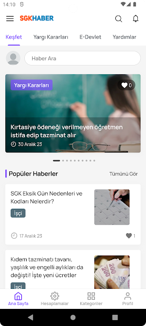 SGK HABER : Güncel Anlık Bilgi Screenshot 1