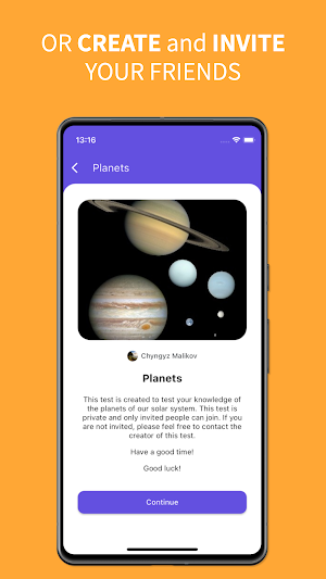 Synak Pro - Create, Join Tests Screenshot 1