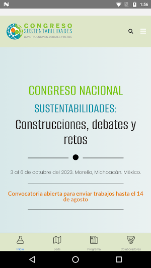 Congreso Sustentabilidad UNAM Screenshot 0